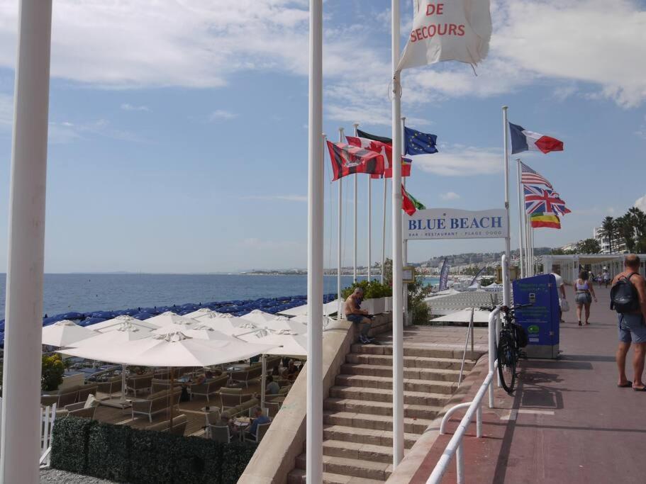 Mediterranee - Un Trois Pieces A Deux Pas De La Plage Nizza Exterior foto